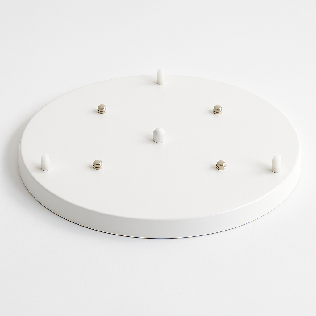 Support for Round Suspension up to 5 Holes (Black or White)