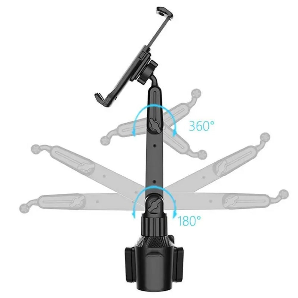 Adjustable Cup Holder for Tablet Support