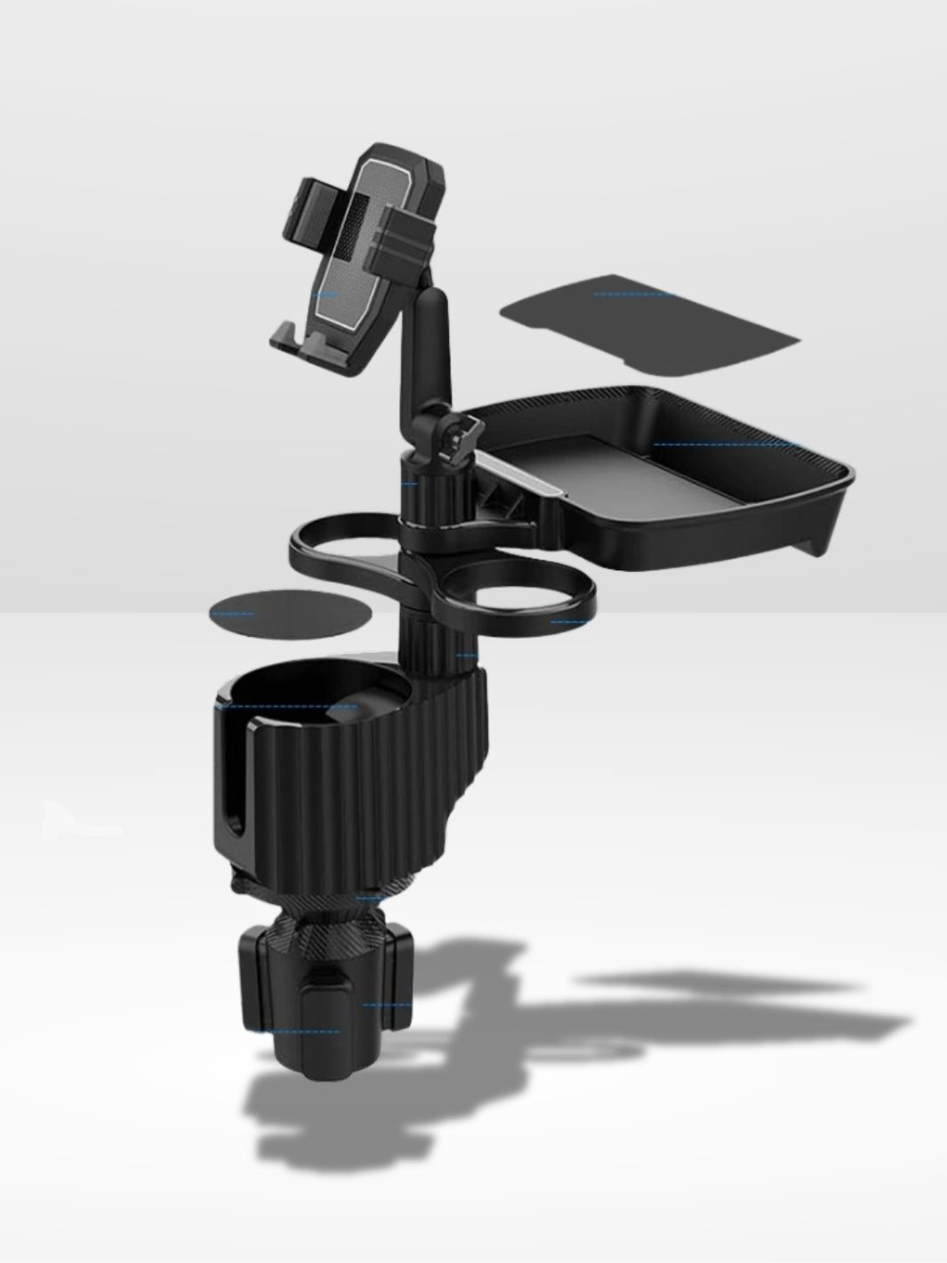 Phone Mount for Car with Easy-to-Use Cup Holder