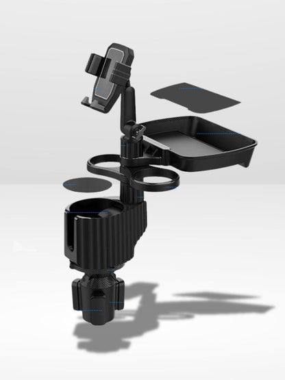 Phone Mount for Car with Easy-to-Use Cup Holder