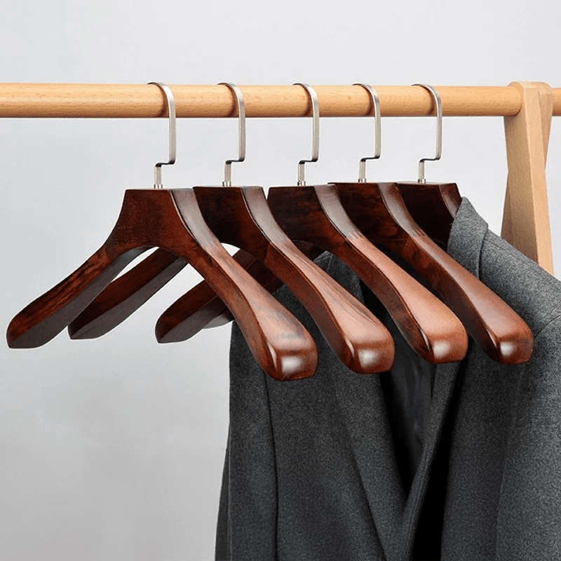 Wooden Suit and Coat Hangers – Elegant Sculptural Design