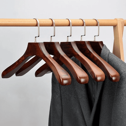 Wooden Suit and Coat Hangers – Elegant Sculptural Design