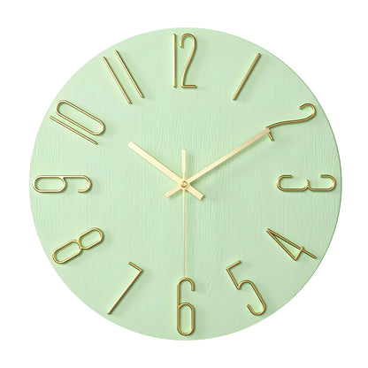 Minimalist Wall Clock with Silent Quartz Movement for Modern Interiors
