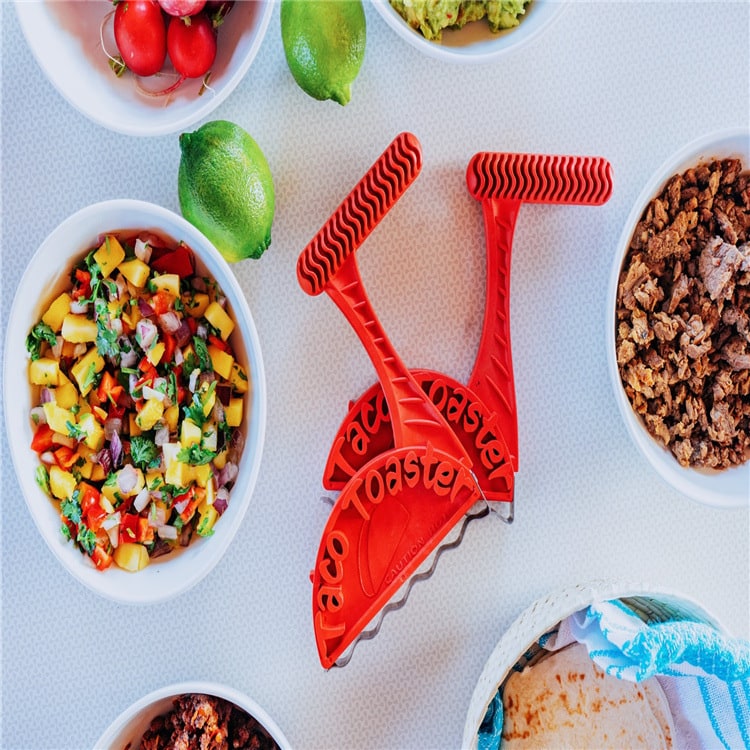 Rapid Taco Shell Creator for Toasters with Durable Molds