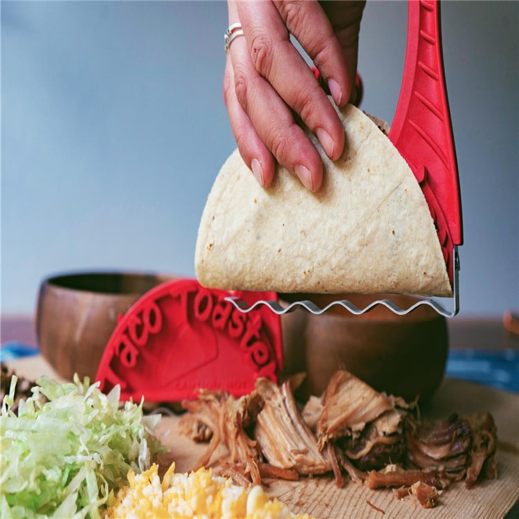 Rapid Taco Shell Creator for Toasters with Durable Molds