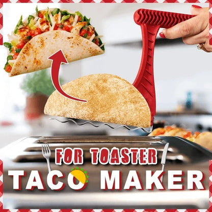 Rapid Taco Shell Creator for Toasters with Durable Molds