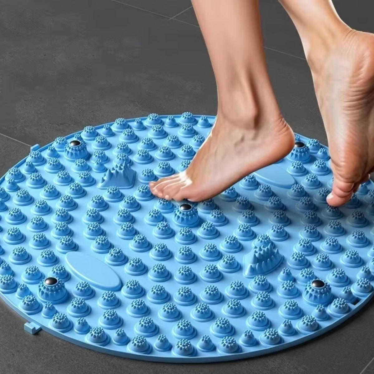 Circular Foot Massage Board for Acupressure Therapy