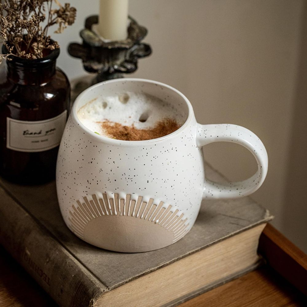 Matte Finish Coffee and Tea Mug – Large 450ml Ceramic Cup