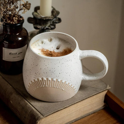 Matte Finish Coffee and Tea Mug – Large 450ml Ceramic Cup