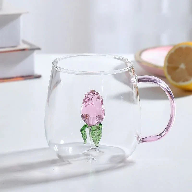 3D Animal Design Mug Made of Borosilicate Glass