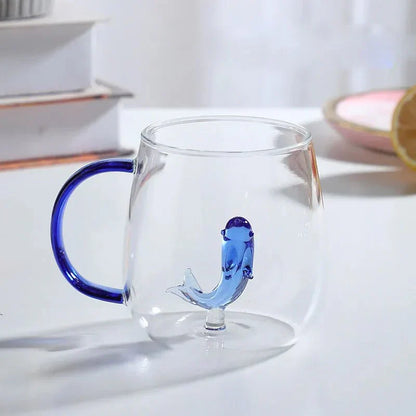 3D Animal Design Mug Made of Borosilicate Glass