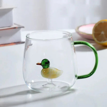3D Animal Design Mug Made of Borosilicate Glass
