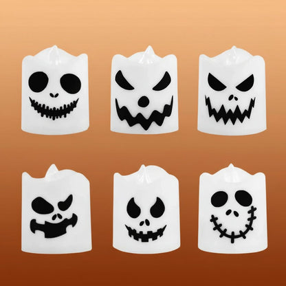 Battery-Powered LED Lanterns with Color-Changing Effects for Halloween