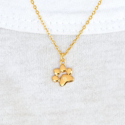 Necklace for Animal Enthusiasts with Delicate Paws Design