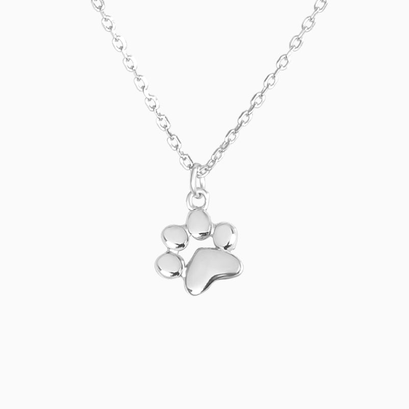 Necklace for Animal Enthusiasts with Delicate Paws Design