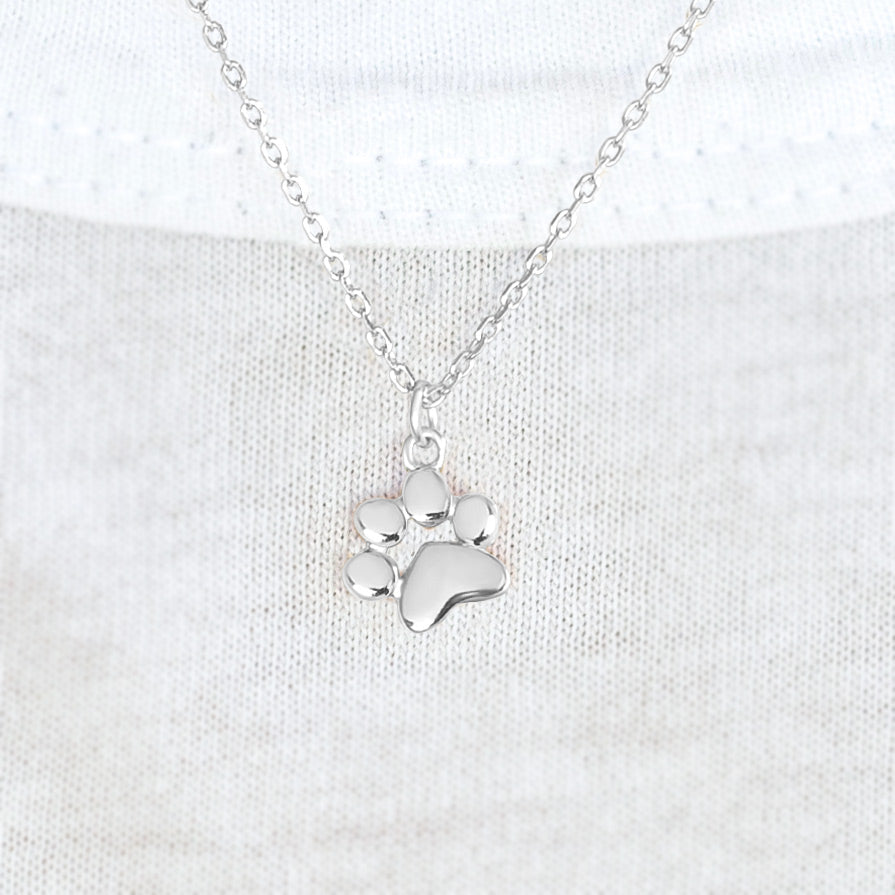 Necklace for Animal Enthusiasts with Delicate Paws Design