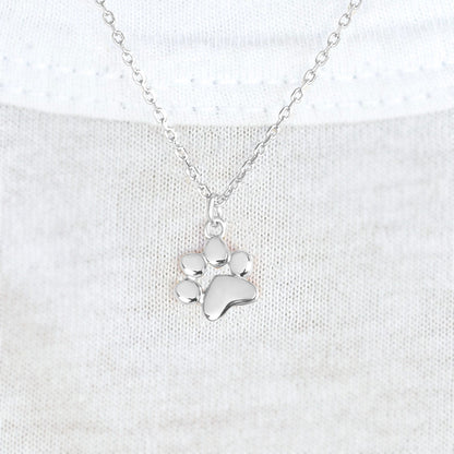 Necklace for Animal Enthusiasts with Delicate Paws Design