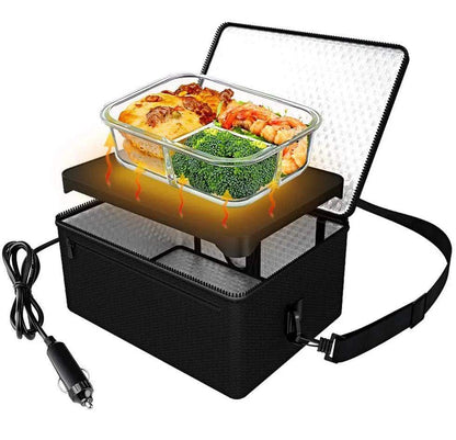 Electric Portable Lunchbox Food Warmer with 3-in-1 Connection