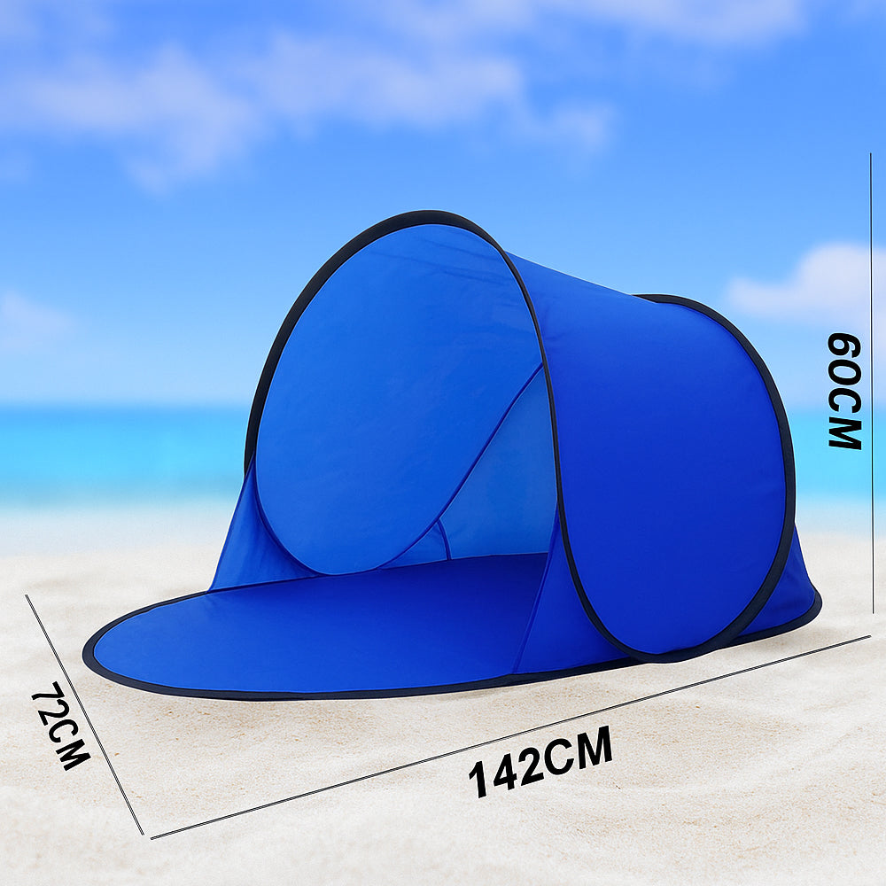 Foldable Face Screen Parasol with UV Protection and Phone Window