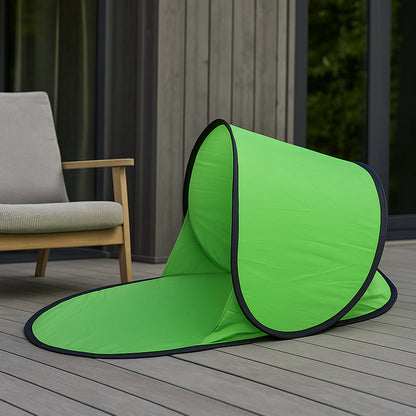 Foldable Face Screen Parasol with UV Protection and Phone Window