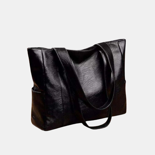 Stylish Vintage Leather Shoulder Bag - Classic Design with Modern Utility