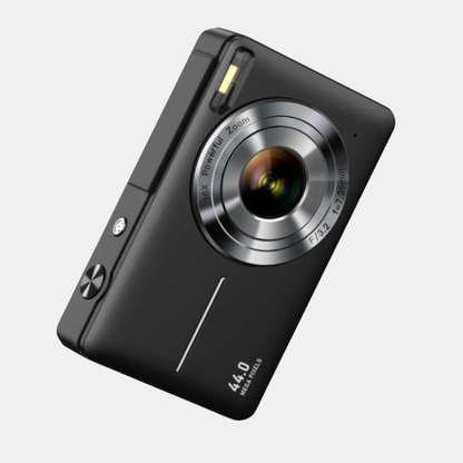 Portable Vintage Digital Camera with HD Display and Retro Style