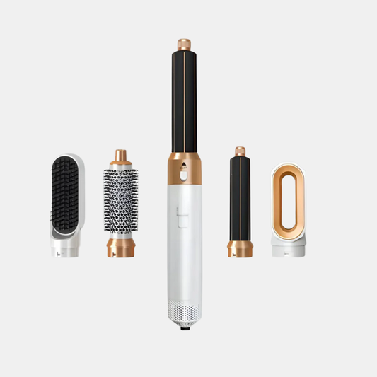 5-in-1 Styling Brush with Coanda Effect and Ionic Technology for Drying and Curls
