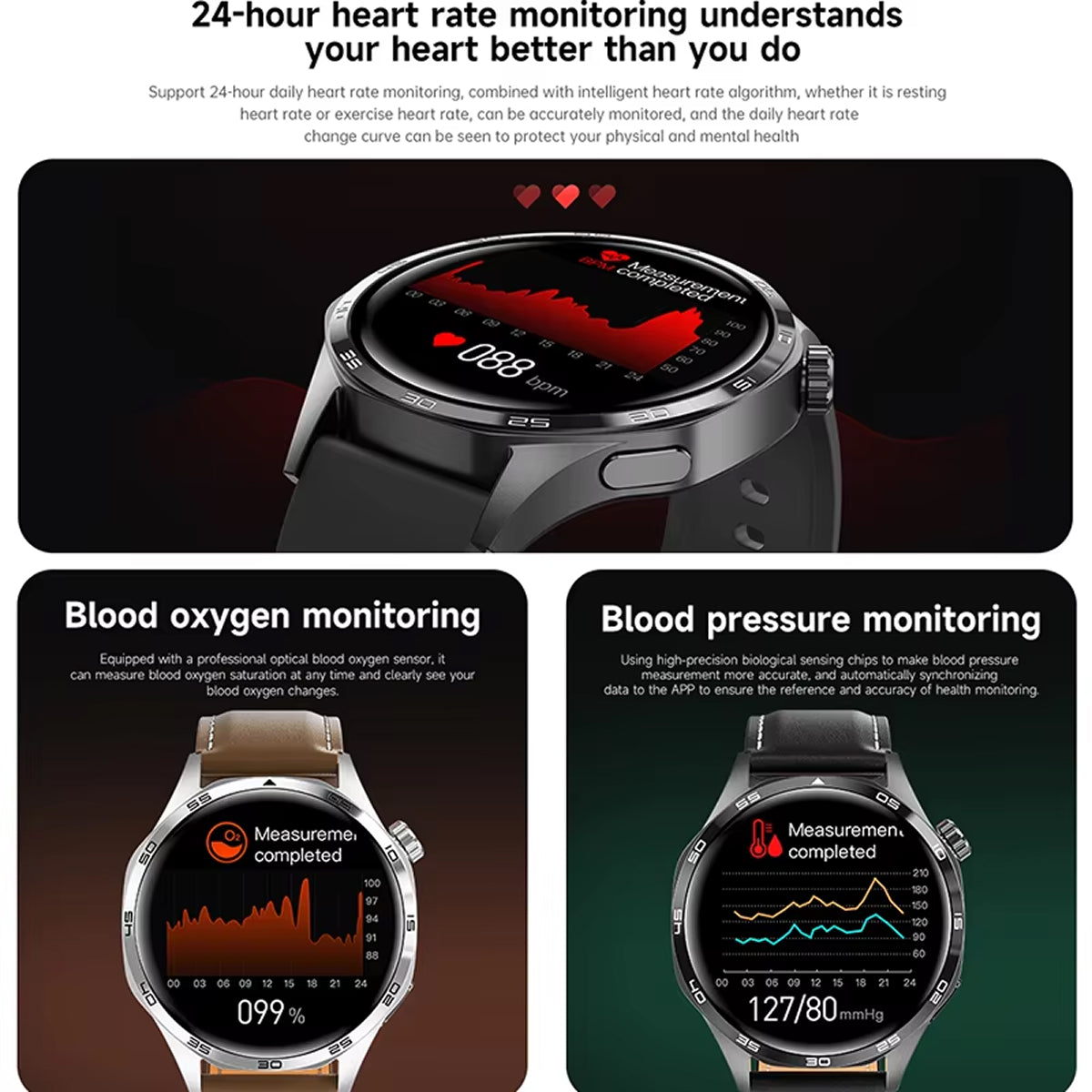 Rugged Hiking Smartwatch with GPS and Offline Mapping Features