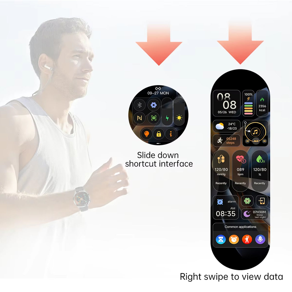 Rugged Hiking Smartwatch with GPS and Offline Mapping Features