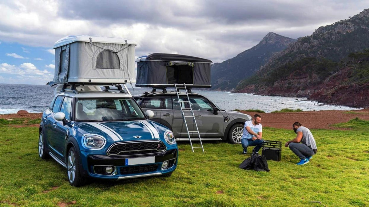 Car Roof Tent with Rigid Shell Design