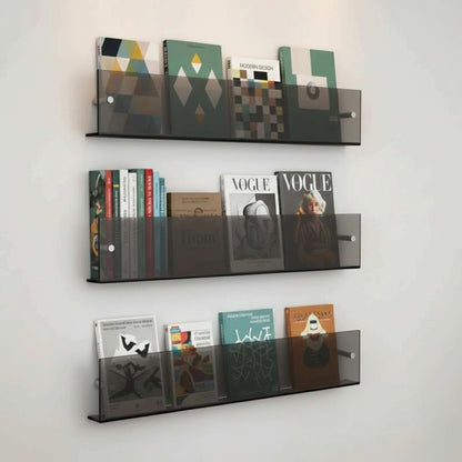 Wall-Mounted Display Rack for Magazines – Minimalist Design