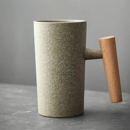 Vintage-Style Ceramic Mug – Rustic Drinkware for Beverages