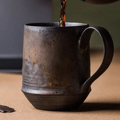 Vintage Drinkware Harvest Mug in Rustic Ceramic Design