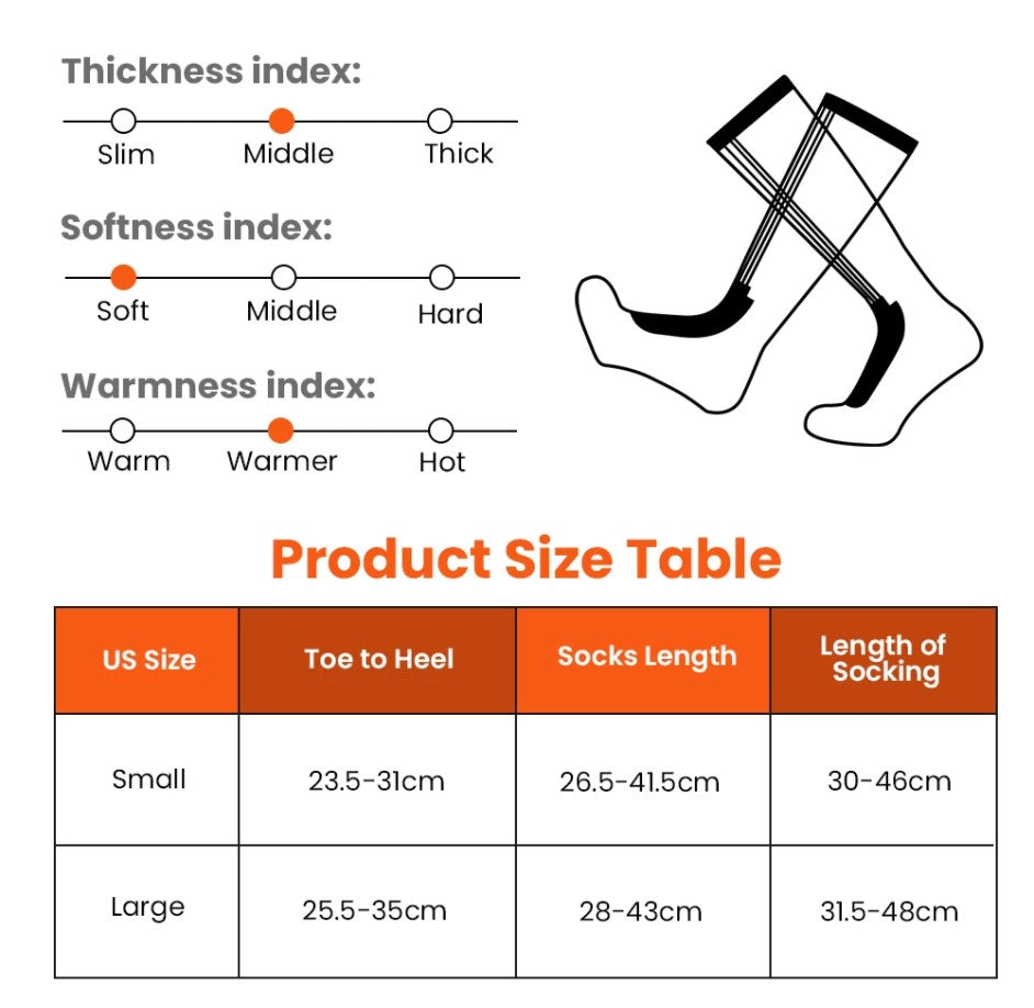 Rechargeable Heated Socks for Ultimate Comfort