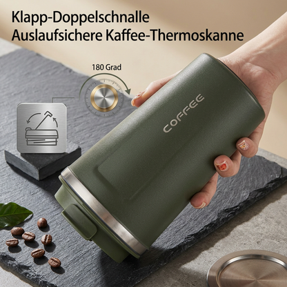 Smart Temperature Control Travel Mug | Sleek Steel Design