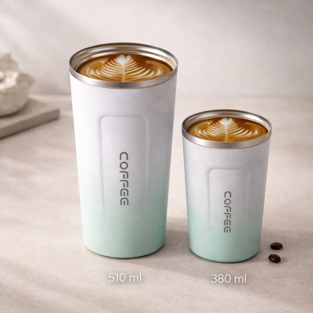 Smart Temperature Control Travel Mug | Sleek Steel Design