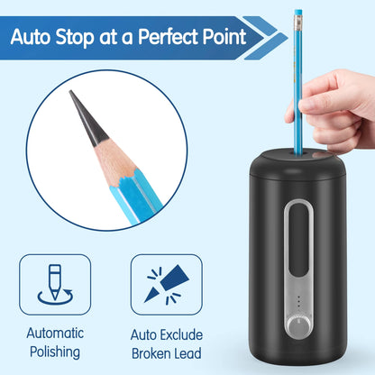Electric Pencil Sharpener with Automatic Function