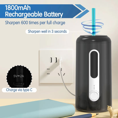 Electric Pencil Sharpener with Automatic Function
