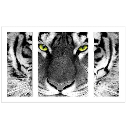 GemPaint Kit - Black and White Tiger Design