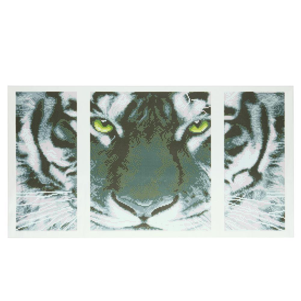 GemPaint Kit - Black and White Tiger Design