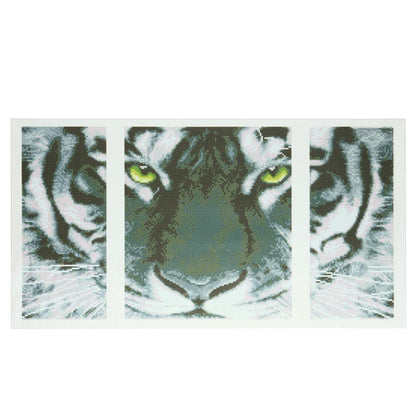 GemPaint Kit - Black and White Tiger Design