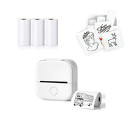 Offer: White printer + 3 x normal paper + 6 x sticker paper