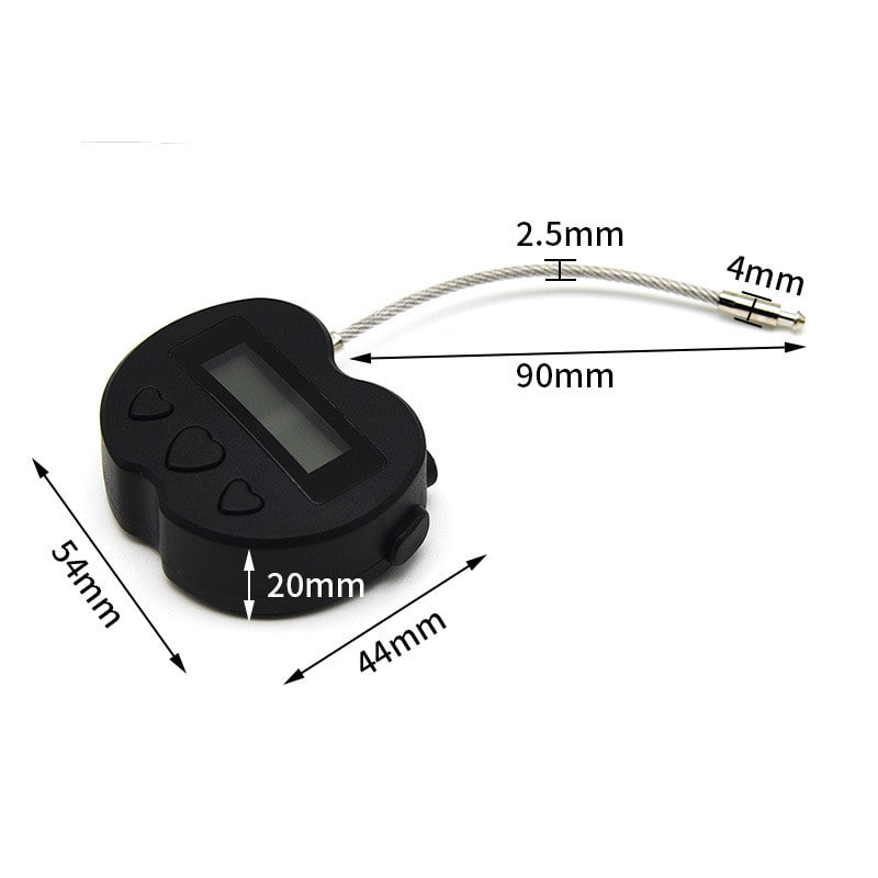 Smart Countdown Lock with Flexible Cable Security