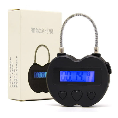 Smart Countdown Lock with Cable Shackle for Enhanced Security