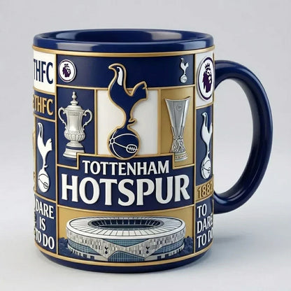 Ceramic Soccer Mug with 3D Stadium Design - 350ml