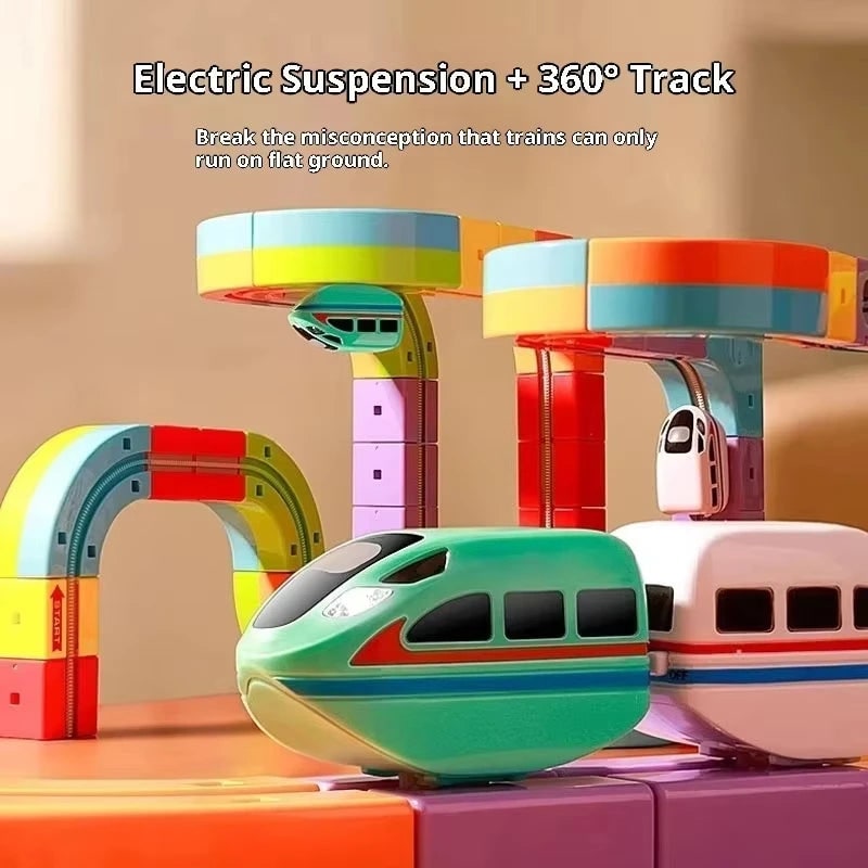 Dynamic Electric Train Set with Modular Track Design