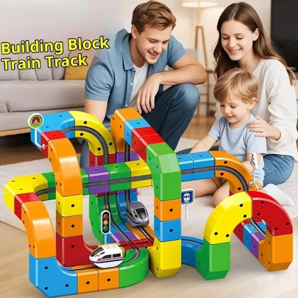 Dynamic Electric Train Set with Modular Track Design