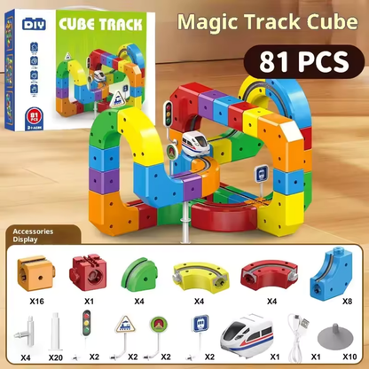 Dynamic Electric Train Set with Modular Track Design