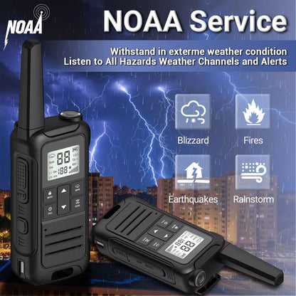 Long Range Waterproof Walkie Talkies for Camping – 3 Pack UK