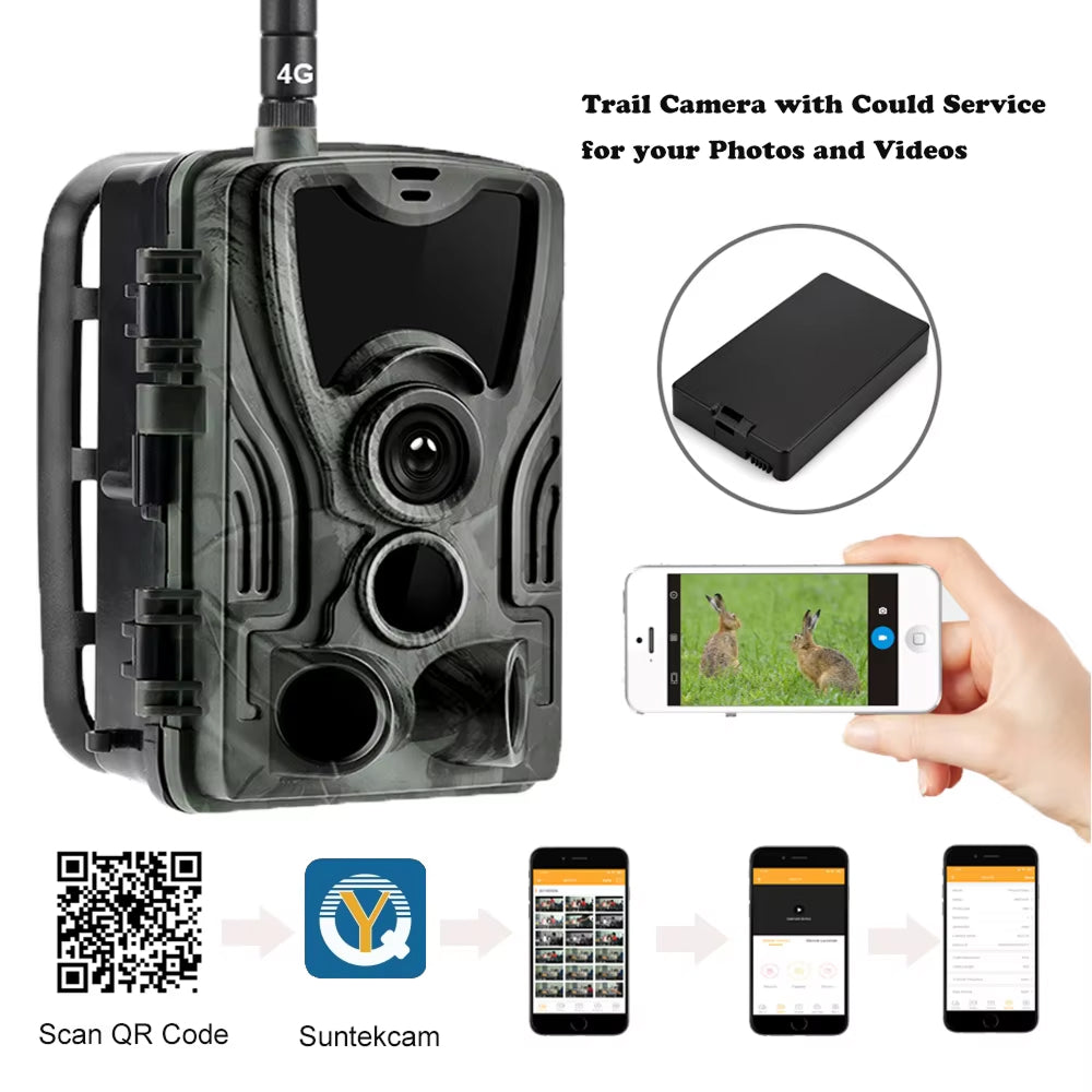 30MP HD Trail Camera for Wildlife Monitoring in the UK